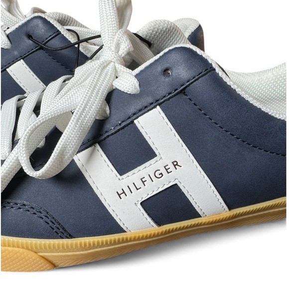 Retro Gum Sole Sneakers Navy White Tommy Hilfiger Women’s 10 NWT - Picture 4 of 9